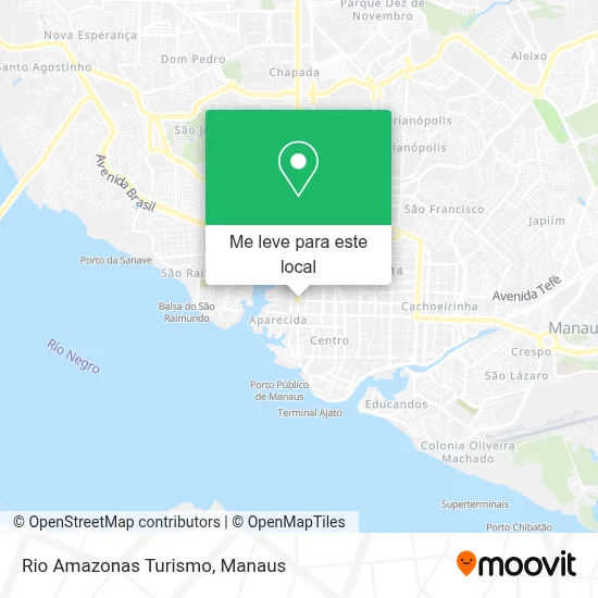 Rio Amazonas Turismo mapa