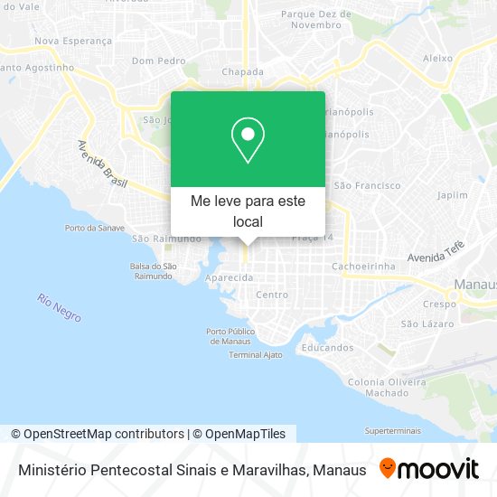 Ministério Pentecostal Sinais e Maravilhas mapa