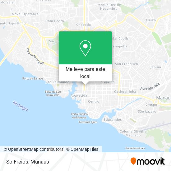 Só Freios mapa