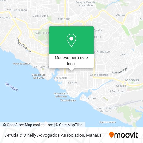 Arruda & Dinelly Advogados Associados mapa