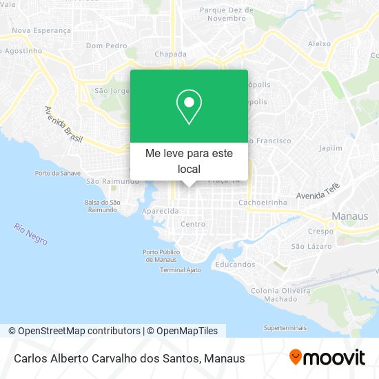 Carlos Alberto Carvalho dos Santos mapa