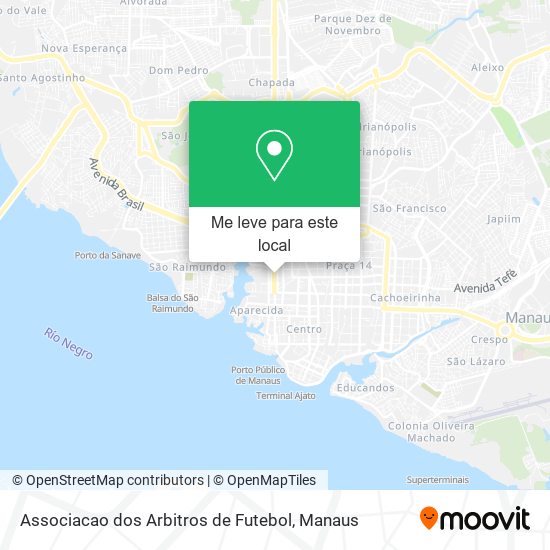 Associacao dos Arbitros de Futebol mapa