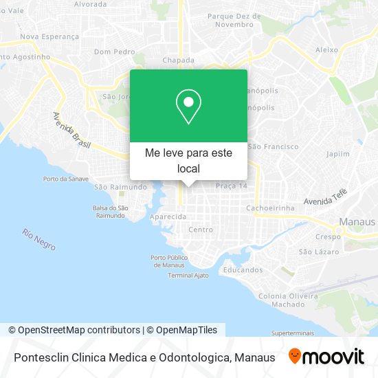 Pontesclin Clinica Medica e Odontologica mapa