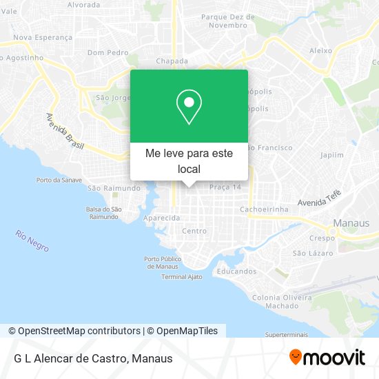 G L Alencar de Castro mapa