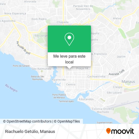 Riachuelo Getúlio mapa