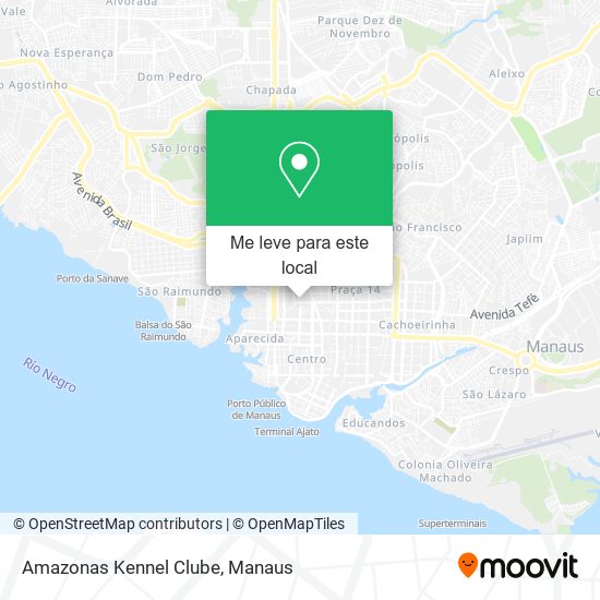 Amazonas Kennel Clube mapa