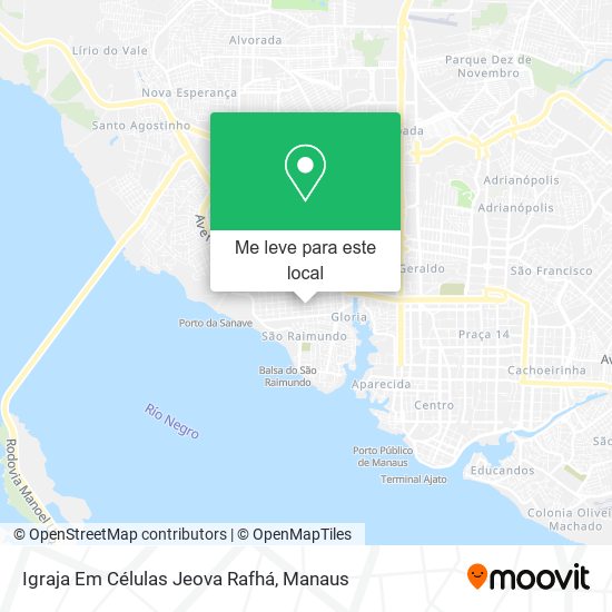 Igraja Em Células Jeova Rafhá mapa