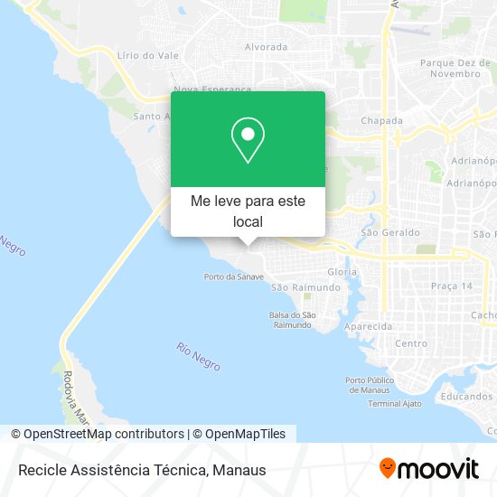 Recicle Assistência Técnica mapa