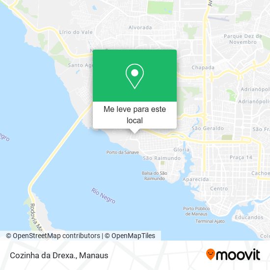 Cozinha da Drexa. mapa