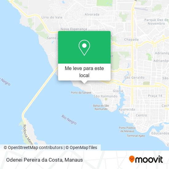 Odenei Pereira da Costa mapa