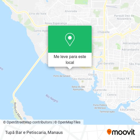 Tupã Bar e Petiscaria mapa