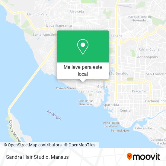 Sandra Hair Studio mapa