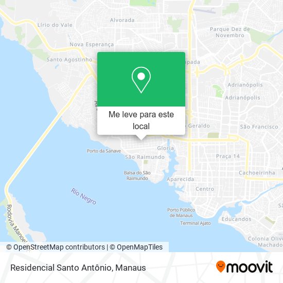 Residencial Santo Antônio mapa