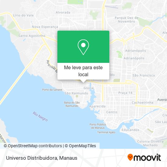 Universo Distribuidora mapa