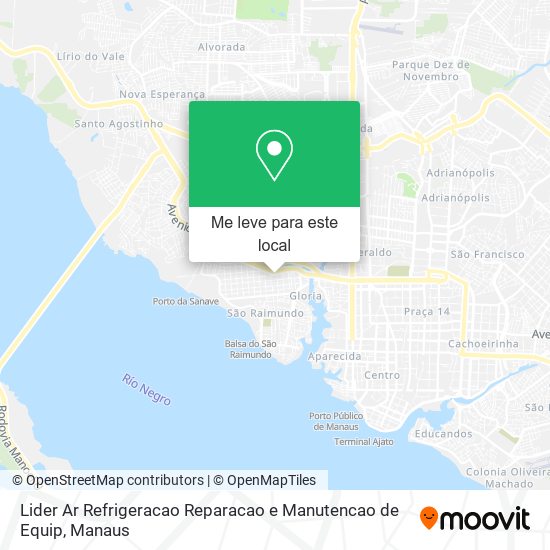 Lider Ar Refrigeracao Reparacao e Manutencao de Equip mapa