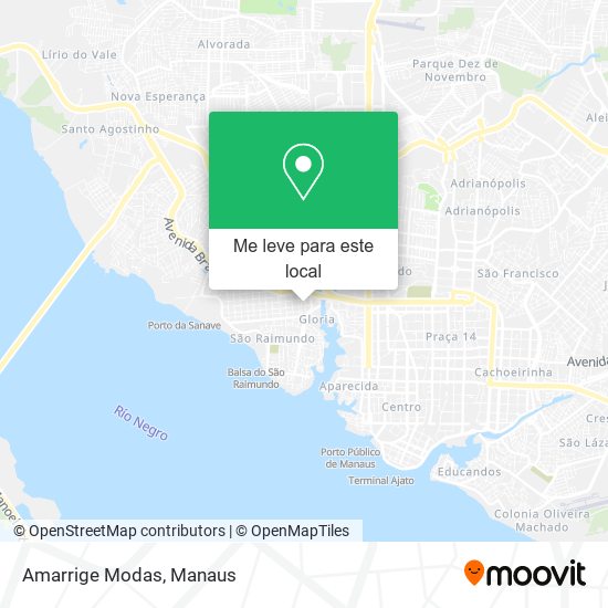Amarrige Modas mapa
