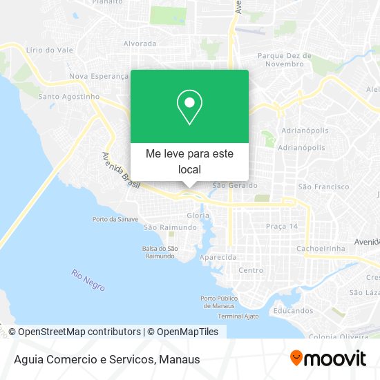 Aguia Comercio e Servicos mapa