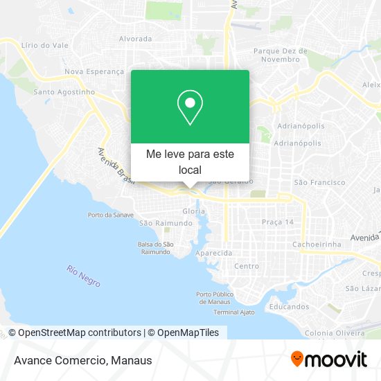 Avance Comercio mapa
