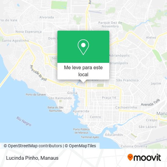 Lucinda Pinho mapa