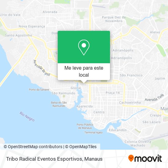 Tribo Radical Eventos Esportivos mapa