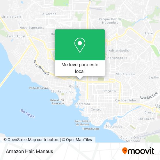 Amazon Hair mapa