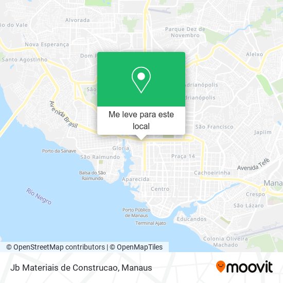 Jb Materiais de Construcao mapa