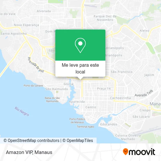 Amazon VIP mapa