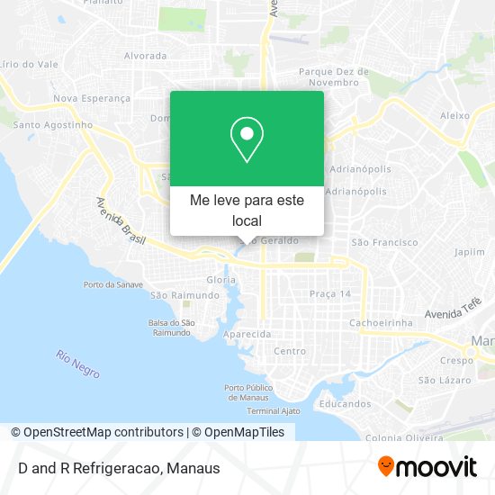 D and R Refrigeracao mapa