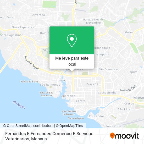 Fernandes E Fernandes Comercio E Servicos Veterinarios mapa
