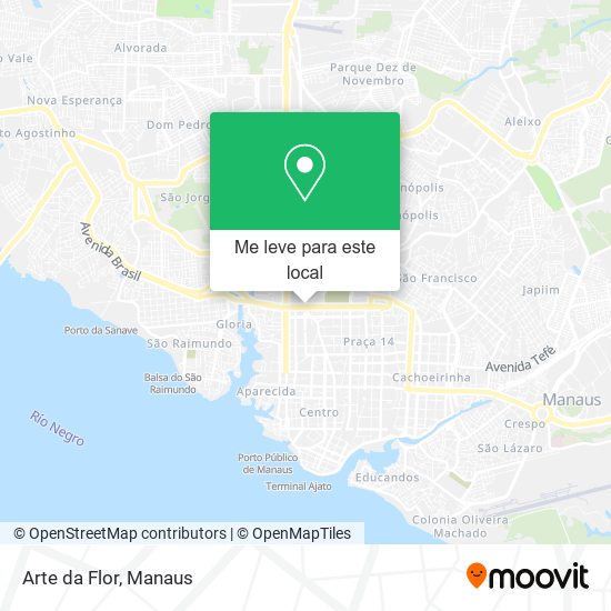 Arte da Flor mapa