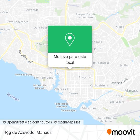 Rjg de Azevedo mapa