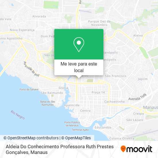 Aldeia Do Conhecimento Professora Ruth Prestes Gonçalves mapa