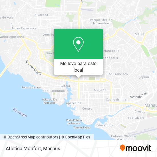 Atletica Monfort mapa