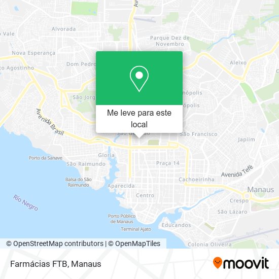 Farmácias FTB mapa