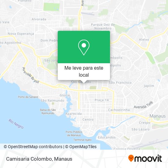 Camisaria Colombo mapa