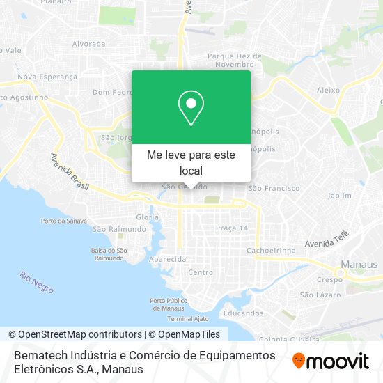 Bematech Indústria e Comércio de Equipamentos Eletrônicos S.A. mapa