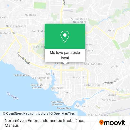 Nortimóveis Empreendomentos Imobiliários mapa