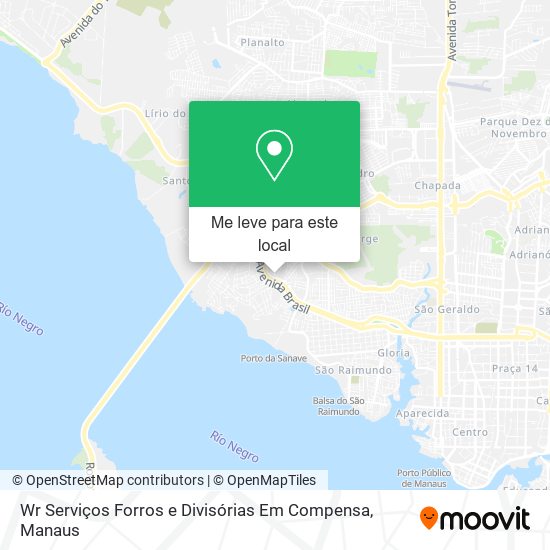 Wr Serviços Forros e Divisórias Em Compensa mapa