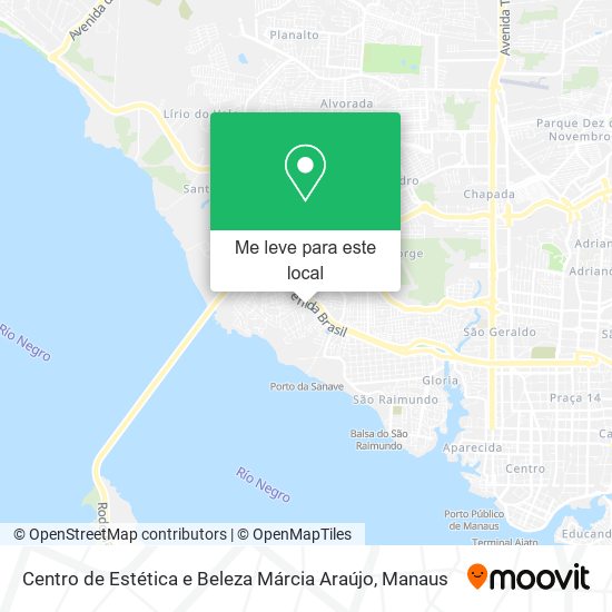 Centro de Estética e Beleza Márcia Araújo mapa