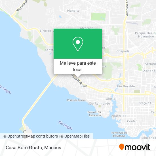 Casa Bom Gosto mapa