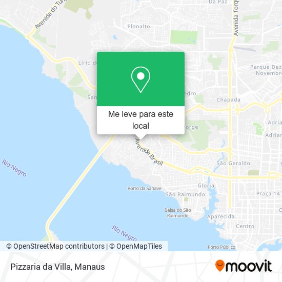 Pizzaria da Villa mapa