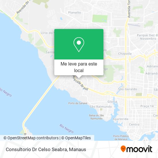 Consultorio Dr Celso Seabra mapa