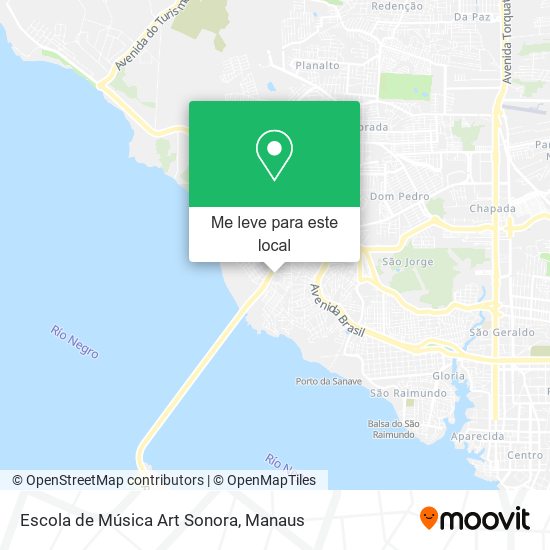 Escola de Música Art Sonora mapa