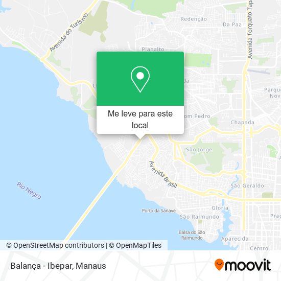 Balança - Ibepar mapa
