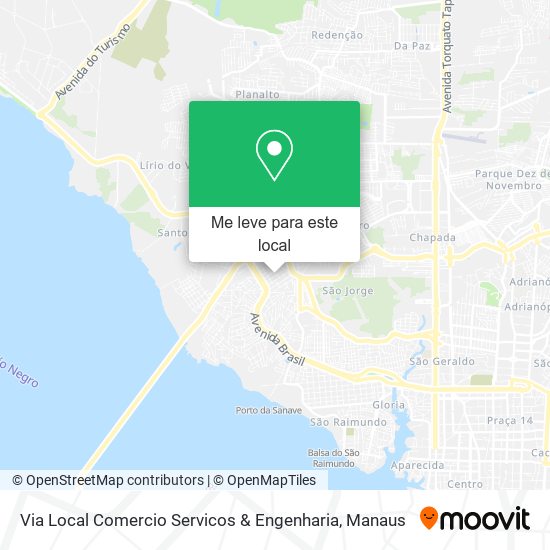 Via Local Comercio Servicos & Engenharia mapa