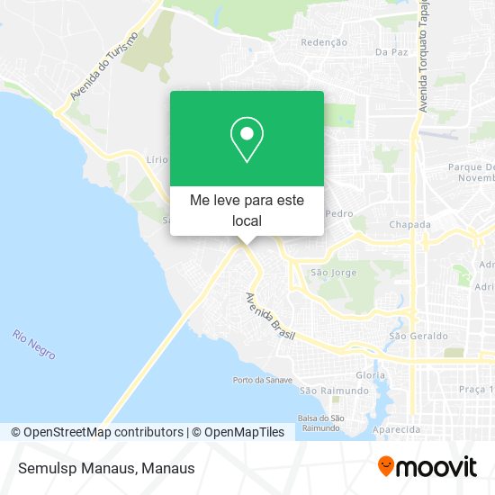 Semulsp Manaus mapa