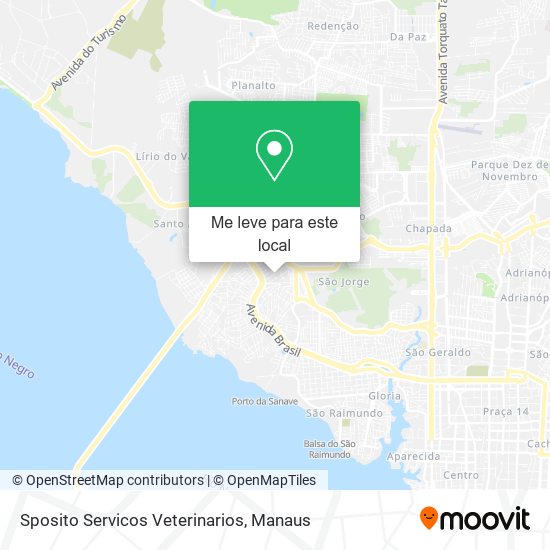 Sposito Servicos Veterinarios mapa