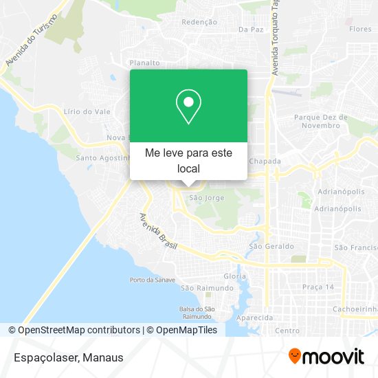 Espaçolaser mapa
