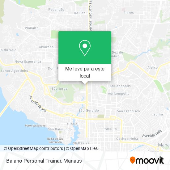 Baiano Personal Trainar mapa