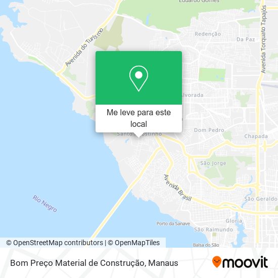 Bom Preço Material de Construção mapa